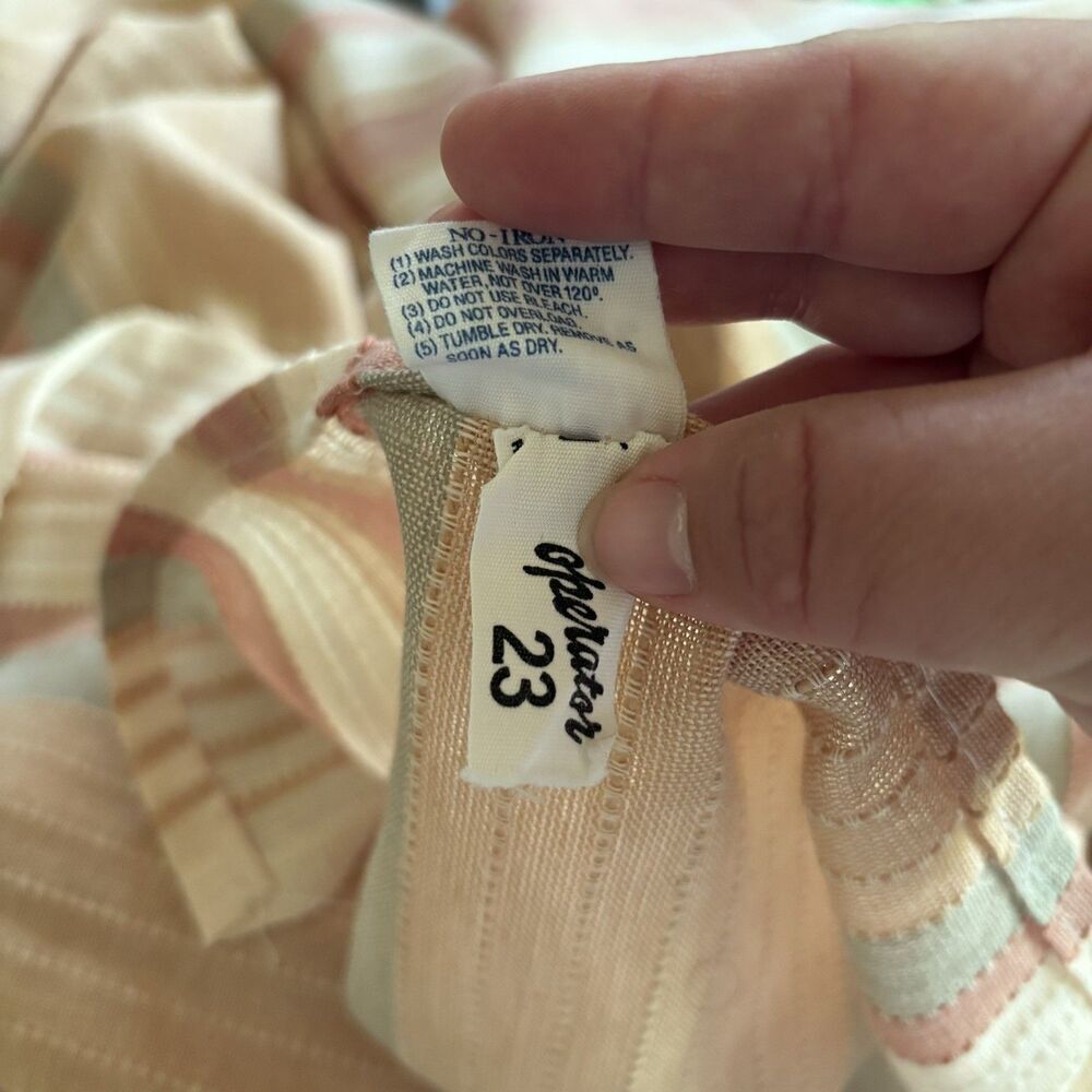 Vintage Cannon Twin Size Coverlet Retro Striped Bedspread 70’s Earth Tones - Picture 6 of 8